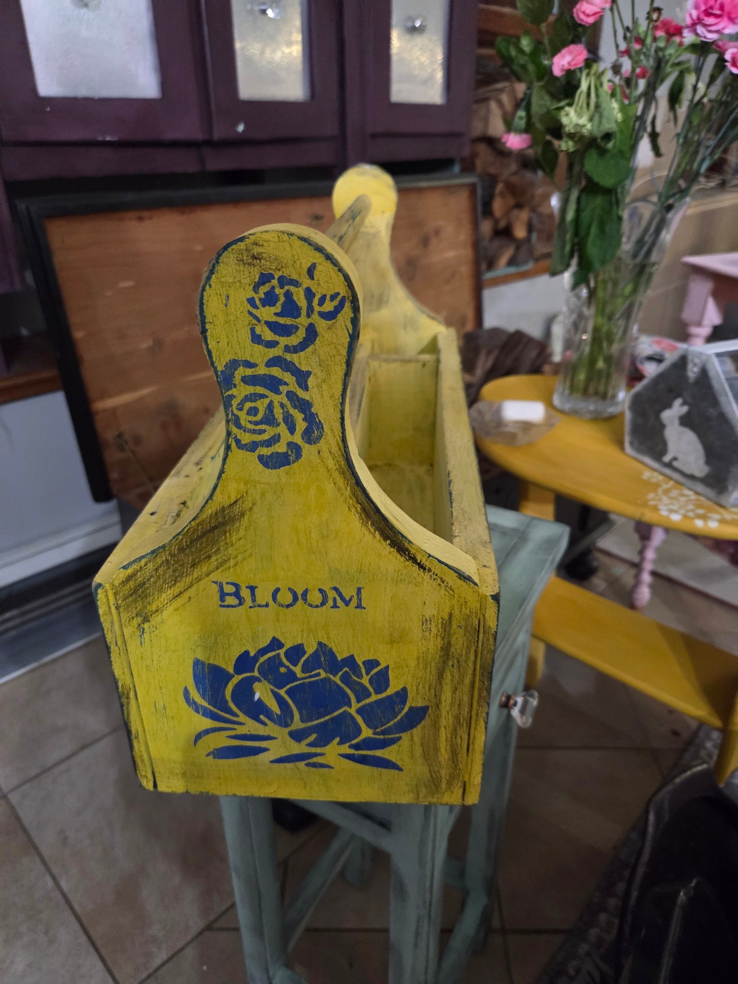 Upcycled Wooden Caddy