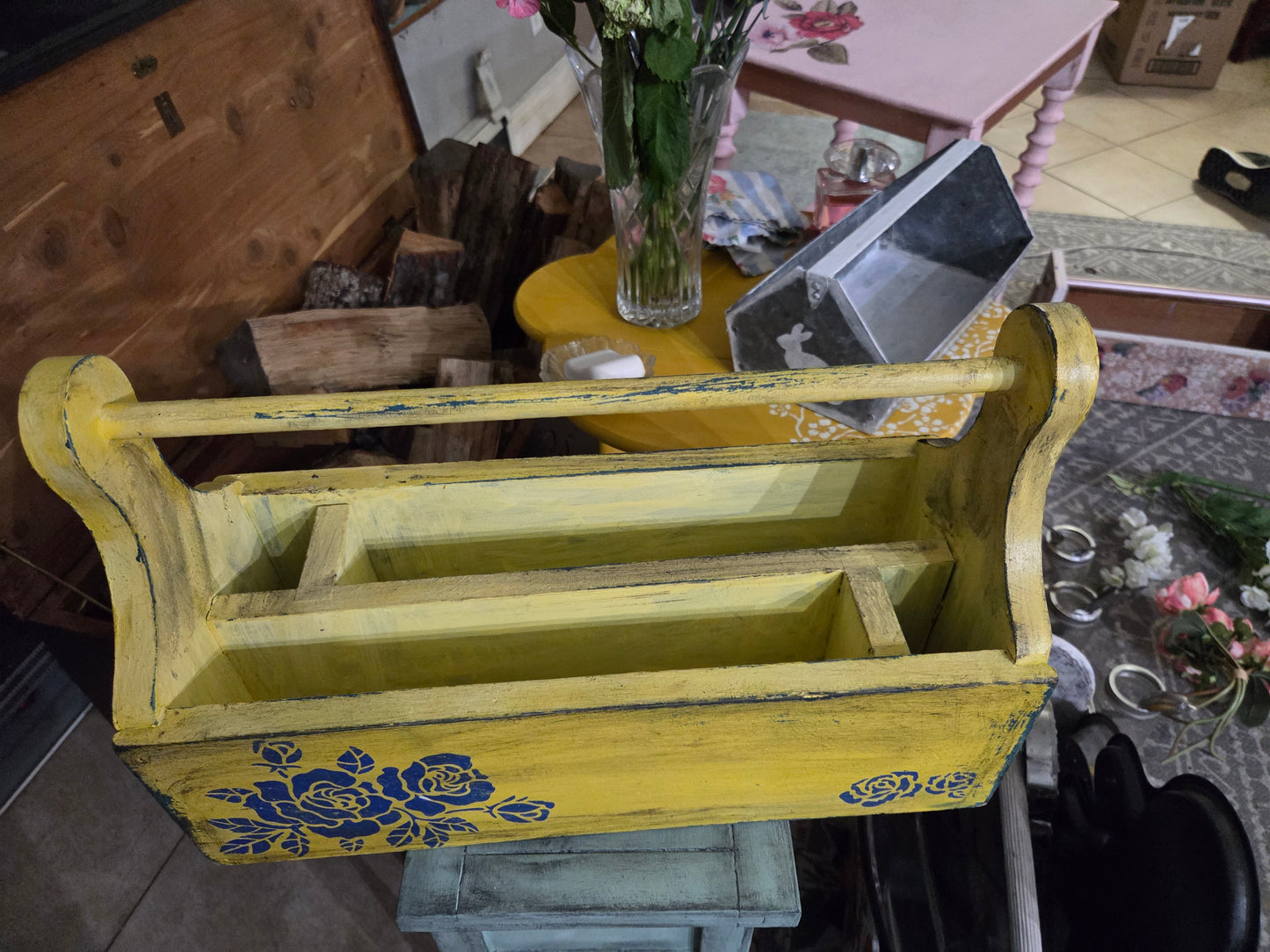 Upcycled Wooden Caddy