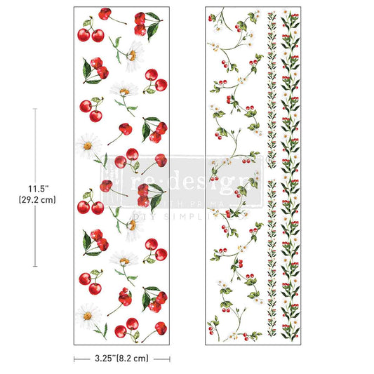 Luxe Transfers® - Daisy Cherry Delight