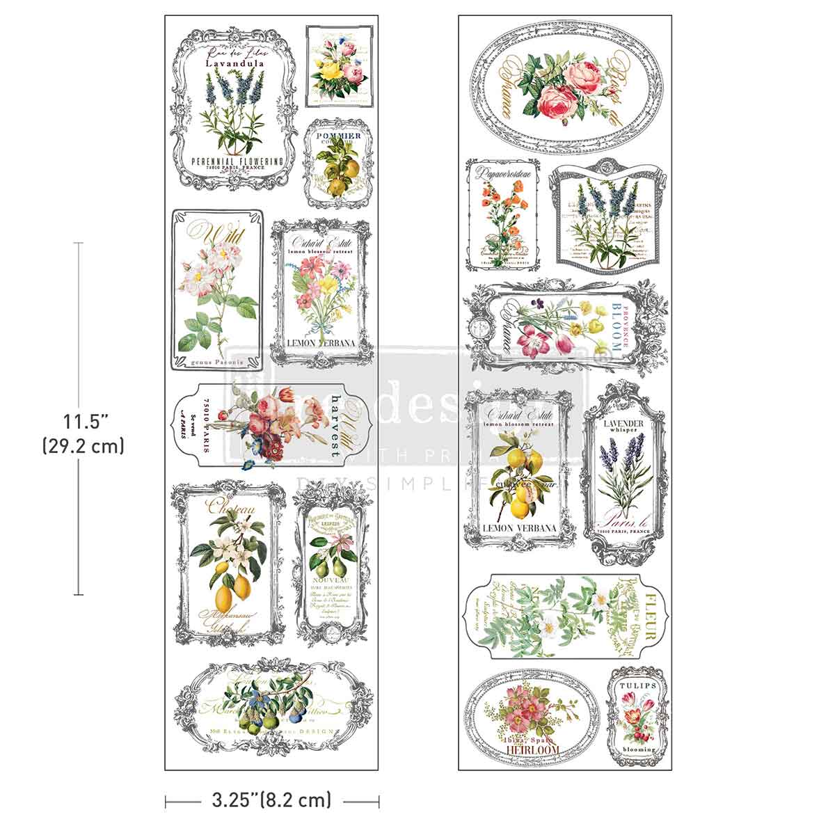 Luxe Transfers® - Fleur De Frame