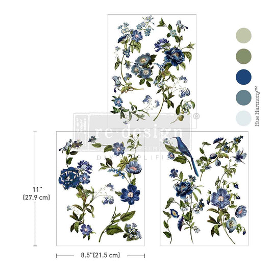 Middy Transfers® - Blue Nest Blooms