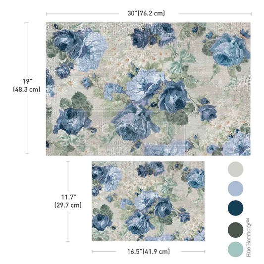 Double Delight Decoupage Fiber Paper Set - Meadow Melodies