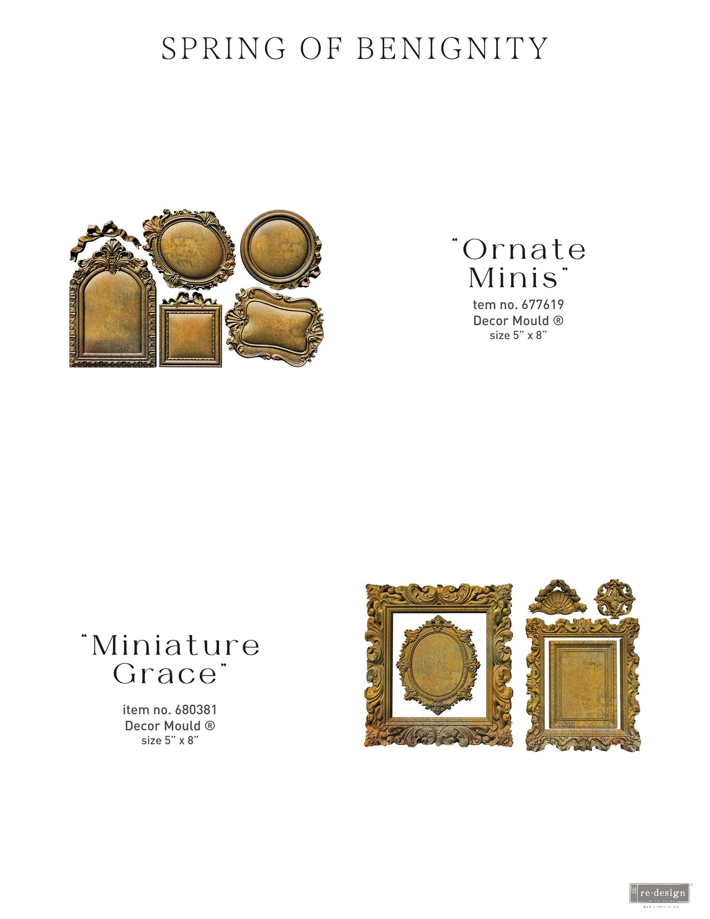 Decor Moulds® - Miniature Grace